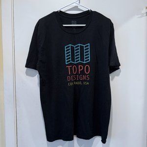 Topo Designs - Large Black T-shirt